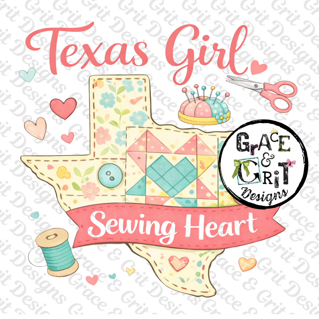 CTG Sewing Heart - Fabric Transfer