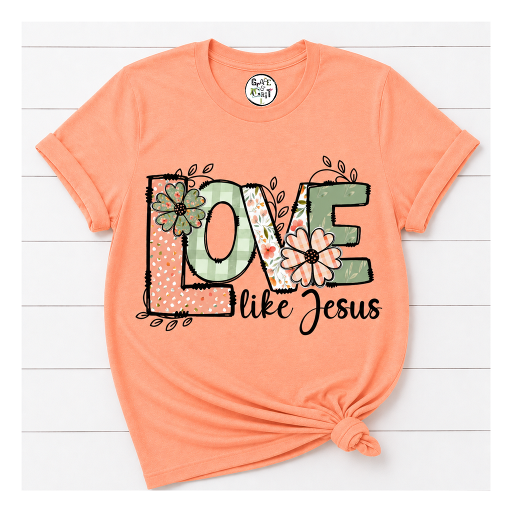 Love Like Jesus - Sage Floral